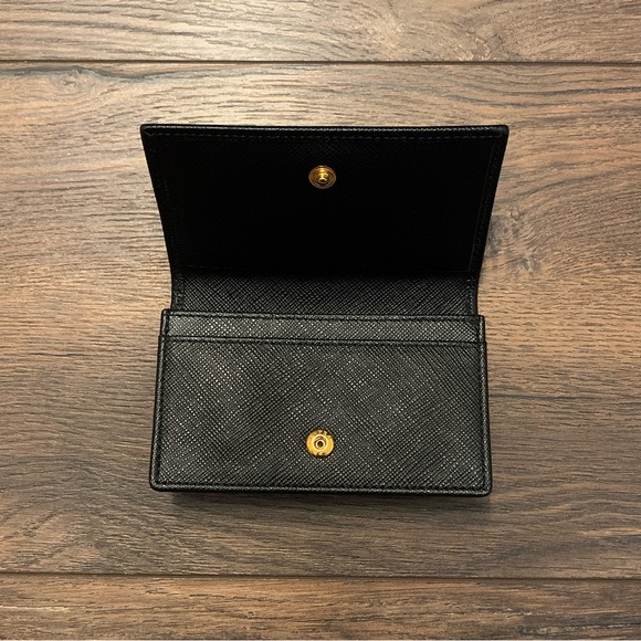 Prada Nero (Black) Saffiano Leather Card Holder Case - Picture 11 of 15